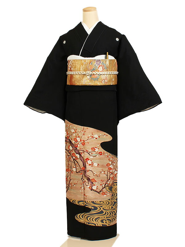 【レンタル】【黒留袖】留袖｜黒留袖｜着物｜レンタル｜結婚式｜披露宴｜貸衣装｜貸衣裳｜フルセット｜女性和服｜和服｜母親｜祖母｜親族｜チャペル｜安い｜往復送料無料