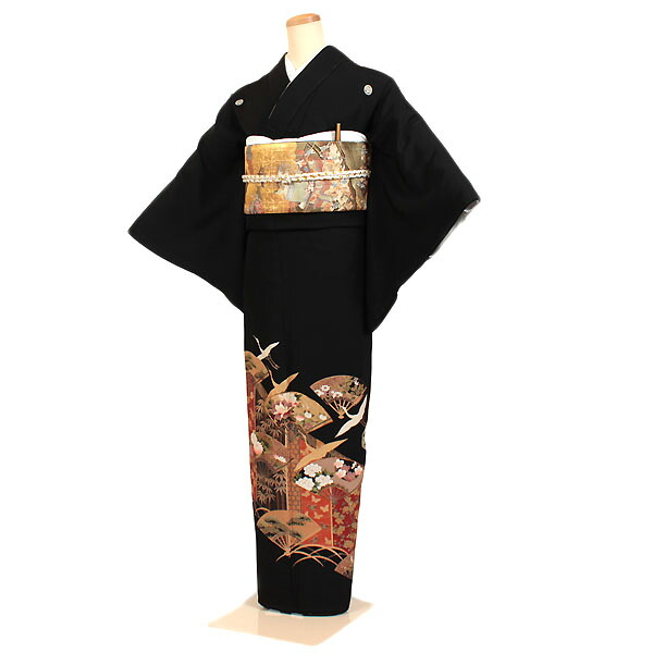 【レンタル】【黒留袖】留袖|黒留袖|着物|レンタル|結婚式|披露宴|貸衣装|貸衣裳|フルセット|女性和服|和服|母親|祖母|親族|チャペル|安い|往復送料無料|京都 きものれんたる京商