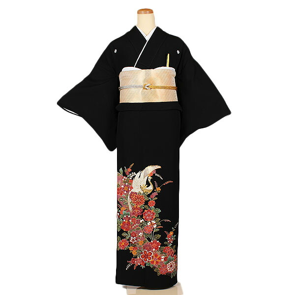 【レンタル】【単衣黒留袖】単衣留袖｜黒留袖｜着物｜レンタル｜結婚式｜披露宴｜貸衣装｜貸衣裳｜フルセット｜女性和服｜和服｜母親｜祖母｜親族｜チャペル｜安い｜往復送料無料｜京都 きものれんたる京商