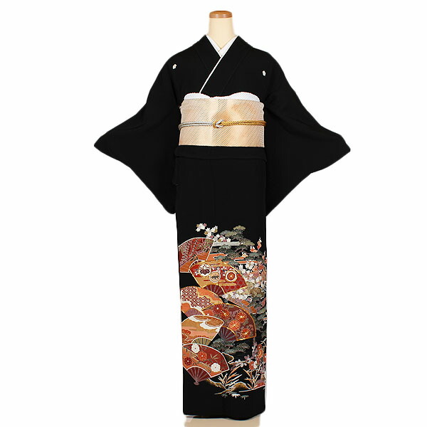 【レンタル】【単衣黒留袖】単衣留袖｜黒留袖｜着物｜レンタル｜結婚式｜披露宴｜貸衣装｜貸衣裳｜フルセット｜女性和服｜和服｜母親｜祖母｜親族｜チャペル｜安い｜往復送料無料