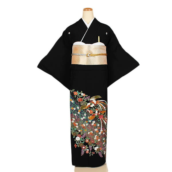 【レンタル】【単衣黒留袖】単衣留袖｜黒留袖｜着物｜レンタル｜結婚式｜披露宴｜貸衣装｜貸衣裳｜フルセット｜女性和服｜和服｜母親｜祖母｜親族｜チャペル｜安い｜往復送料無料