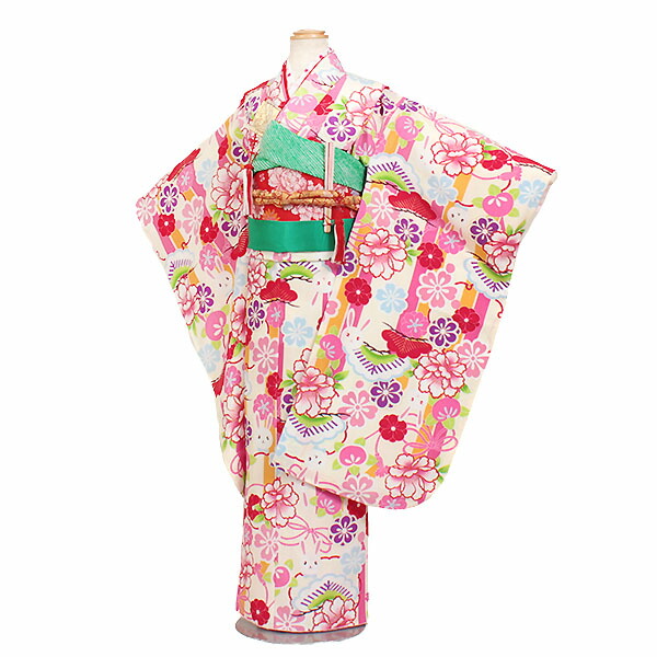 新品入荷 着物セット レンタル 七五三 7才女児着物 クリーム系 四つ身 着物レンタル 7歳着物 753 七五三 7歳 女の子 子供 安い 往復送料無料 Www Bncedeao Integration Gov Bf
