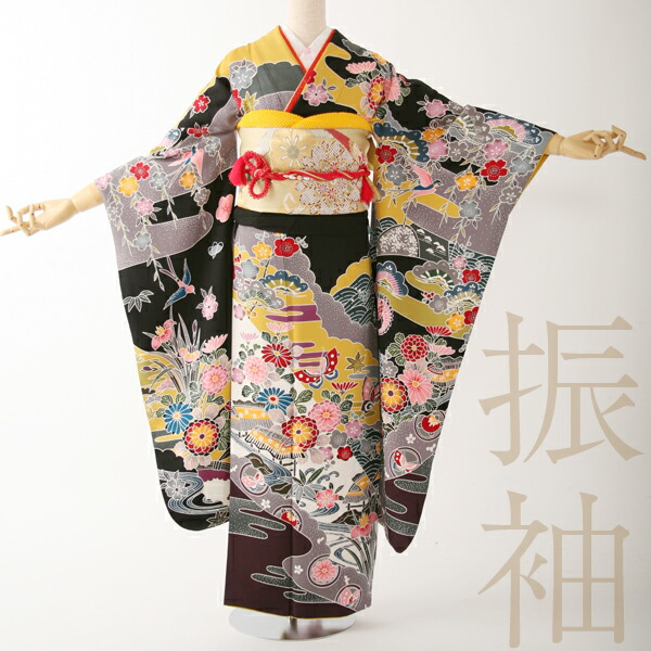 楽天市場】【レンタル】振袖レンタル19点フルセット【LLサイズ