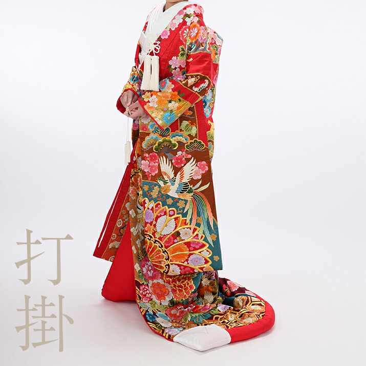 楽天市場】【レンタル】色打掛レンタル17点フルセット【洋花孔雀