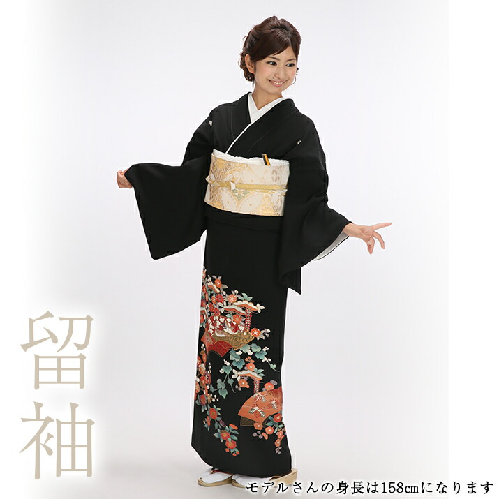 楽天市場】【レンタル】黒留袖レンタル18点フルセット 丸に春夏