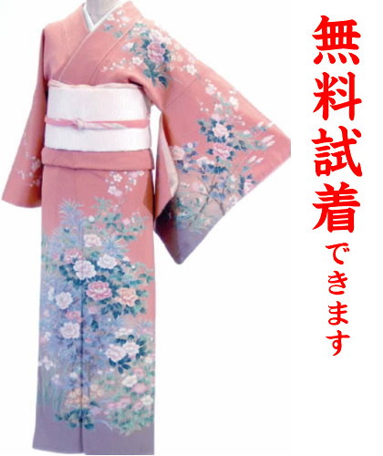 対応身長155 164cm位 入園式 訪問着 試着無料 レンタル訪問着 レンタル ０１９番 フルセットレンタル 訪問着レンタル 結婚式 着物セット レンタル 貸衣装 入園式 無料試着で安心レンタル 着物 入学式 卒業式 卒園式 お宮参り 七五三 お茶会 往復送料無料 試着