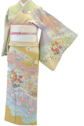 楽天市場】【訪問着 レンタル】070番 フルセットレンタル！訪問着