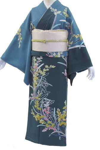 ＼+1,000円で産着/被布付き／【訪問着 レンタル】１０５番　フルセットレンタル！訪問着レンタル レンタル着物 貸衣装 結婚式 入学式 入園式 卒業式 卒園式 お宮参り 七五三 お茶会 【hof】｜きものワールド 10,500円