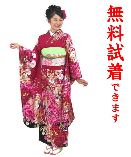 楽天市場】【3枚まで試着無料】假屋崎省吾 振袖 レンタル M−346