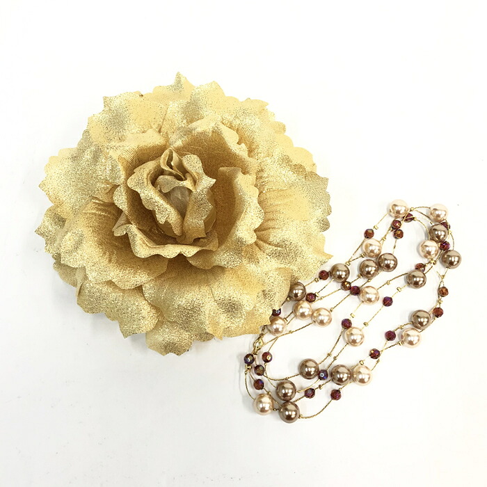 【送料無料】髪飾り 成人式 おしゃれ 大きい ヘアアクセサリー フラワー 振袖 袴 袴スタイル 和装 和装小物 着物 きもの ドレス ゴージャス かわいい Uピンタイプ パール ビーズ 5,059円