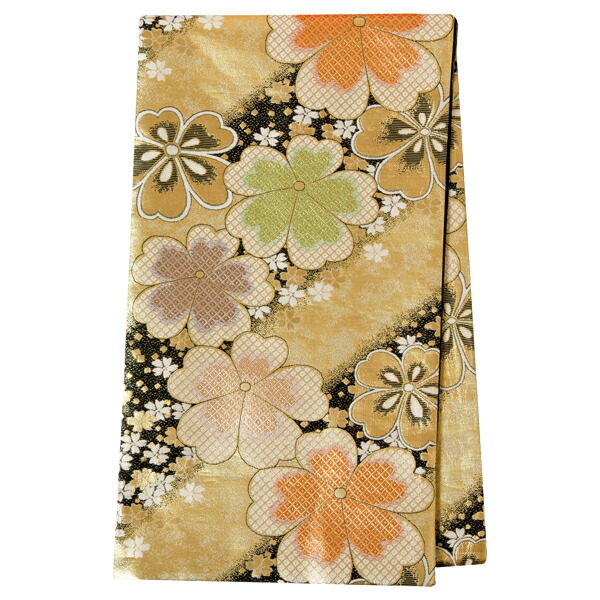 帯 全日本送料無料 卒業式 結婚式 貸衣装 婚礼 ママ振り 帯 振袖 正絹 ゴールド系 振袖用帯 帯単品レンタル B1537 レンタル 単品 レンタル 帯 2 11月利用は円 振袖リメイク 姉フリ ママ振 ママフリ 帯のみ Kwakuku Com