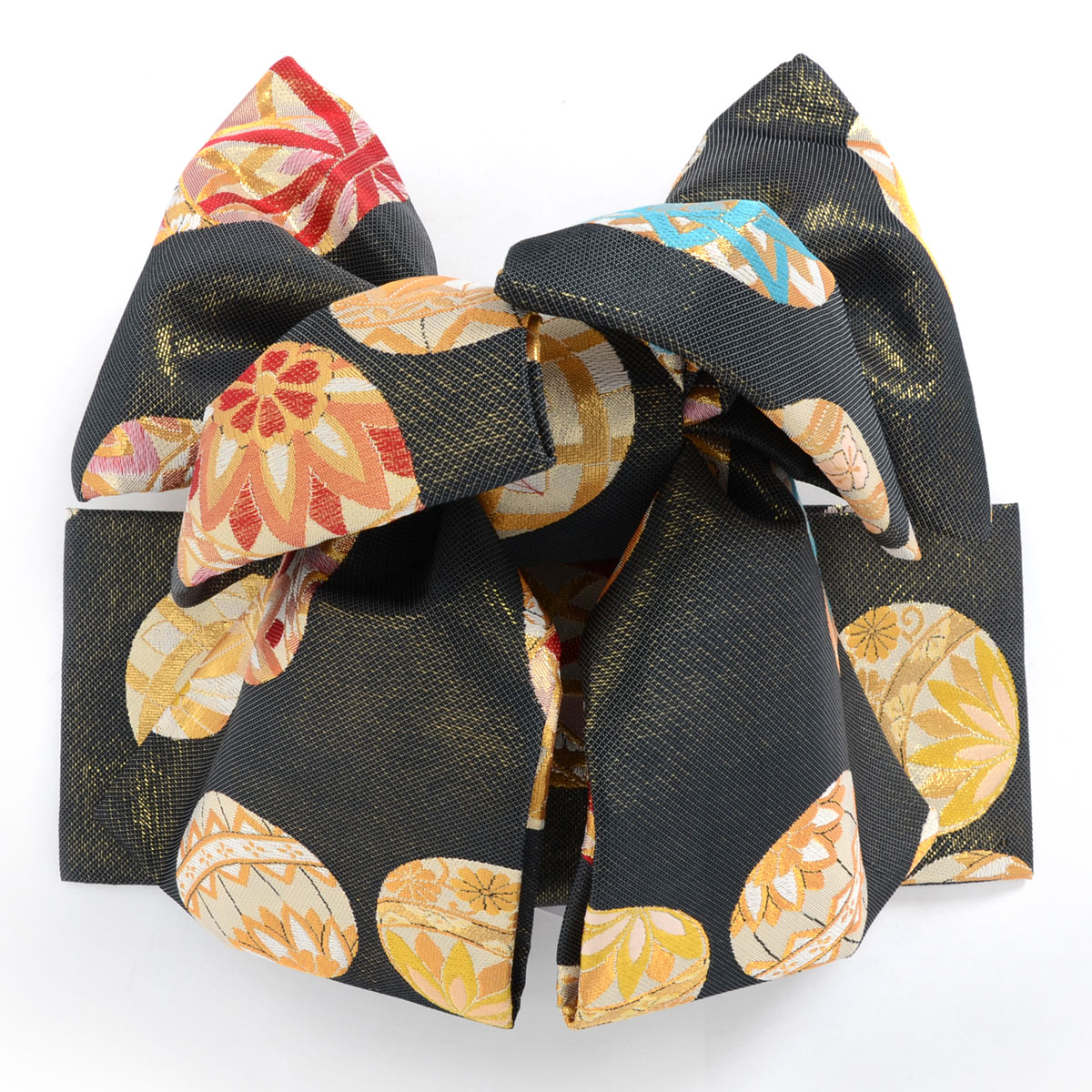 帯 レンタル 7歳四つ身用帯 白吉祥草花×パステル B1878 レンタル帯 単品 レンタル 帯単品レンタル「B1878 7歳四つ身用帯　白吉祥草花×パステル 白系」7歳七五三帯 七五三 作り帯 |  京都着物レンタル夢館