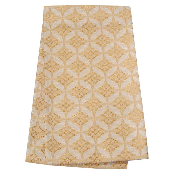 【レンタル】帯 単品 レンタル 帯単品レンタル「B596 留袖・色留袖用帯　金 七宝 鳥襷文 ゴールド系」 正絹 留袖用 帯 結婚式 母親 留袖帯レンタル 帯だけレンタル 礼装用｜京都着物レンタル夢館