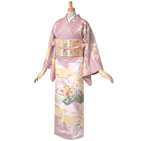 七五三 訪問着 レンタル着物 ママ 753 和服 着物 着物レンタル 訪問着レンタル H054 卒業式 入学式 着物 レンタル 結婚式 お宮参り 身長 155 159cm 標準サイズ 訪問着 レンタル 着物レンタル レンタル着物 着物 訪問着レンタル H054 薄あずき色 松皮菱と雲取り菊と