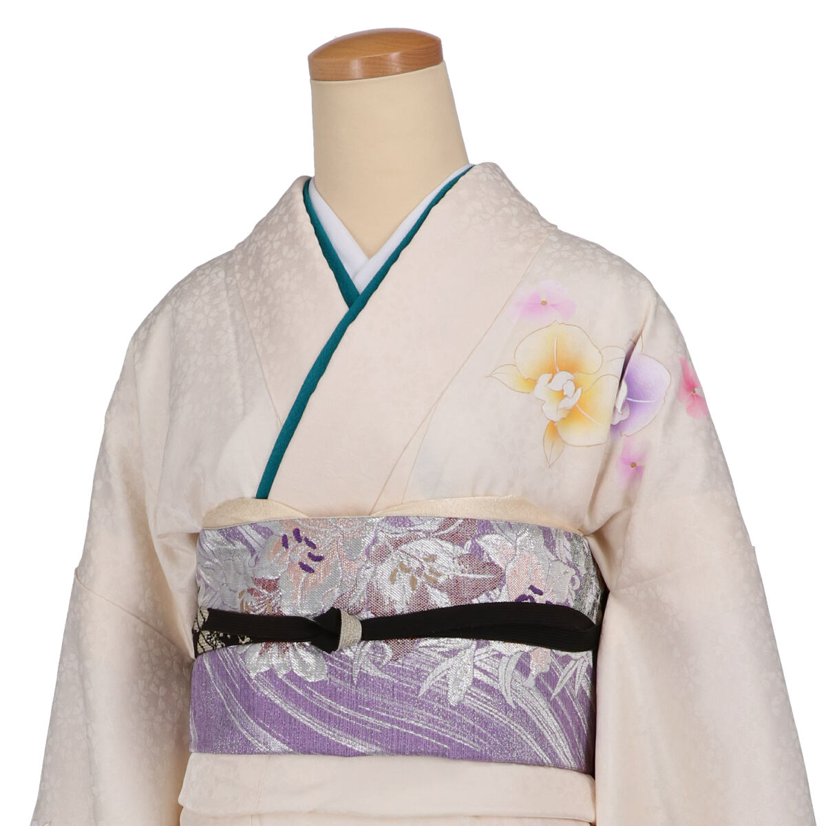 楽天市場 訪問着 レンタル 着物レンタル レンタル着物 着物 訪問着レンタル H1136 白浅黄ぼかし 胡蝶蘭 正絹 ホテル 式場への配送ok 入学式 入園式 お宮参り 結婚式 七五三 母 ママ 母親 着物 京都着物レンタル夢館