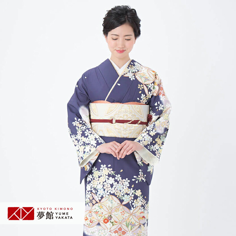 レンタル 着物レンタル ママ 着物 和服 レンタル 753 結婚式 七五三 お宮参り 卒業式 身長 155 164cm 標準サイズ 訪問着 レンタル着物 お宮参り 入学式 訪問着 レンタル 着物レンタル レンタル着物 着物 訪問着レンタル ジャパンスタイル H948 藤鼠 桜に七宝
