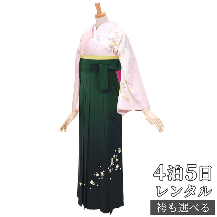 【レンタル】袴 レンタル 先生 女 袴セット 教員 職員 先生〔HG068〕 薄紫　宝尽くし 正絹 卒業式 袴 フルセット 女性 はかま ハカマ レンタル 貸衣装 かしいしょう 送料無料(一部地域を除く)｜京都着物レンタル夢館