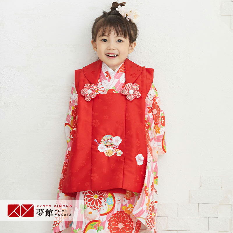 楽天市場】【レンタル】[七五三 着物 3歳 女の子] 三歳 「K092 水色桜