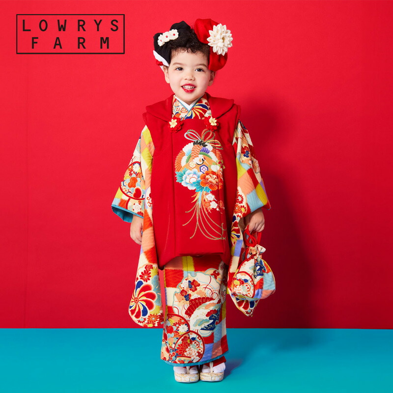 楽天市場】【レンタル】[七五三 着物 3歳 女の子] 三歳 「K167 華徒然