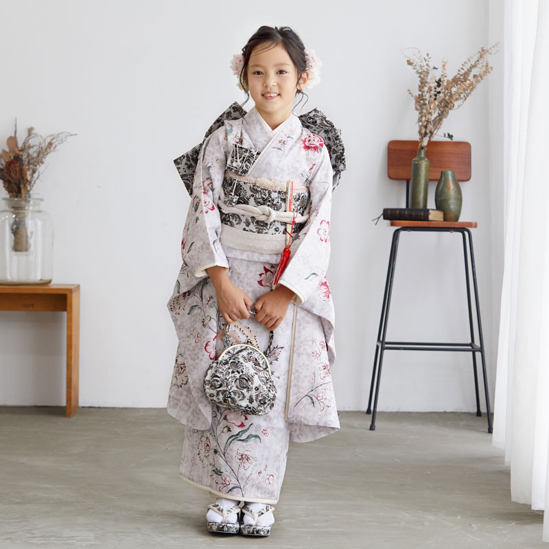 22最新のスタイル Rosee様専用 正絹 四つ身と髪飾り 着物 総絞り 七五三 子供着物 Une 七五三 Smilewhite Cl