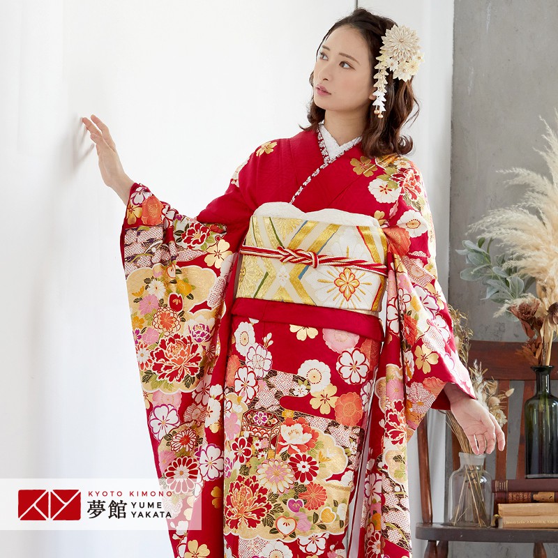 愛用 フルセット レンタル 振袖 結納r1180赤 雲取牡丹に貝桶 結婚式 レンタル 振袖 ふりそで 往復送料無料 和服 女性 貸衣装 着物レンタル 結納 パーティー 卒業式 親族 披露宴 結婚式 振り袖 振袖セット 着物セット Maritimos Com Br