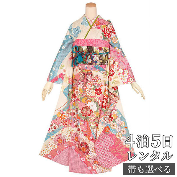 振袖 レンタル 結婚式 結納r1285アイボリー 疋田桜に牡丹 振袖 レンタル フルセット ふりそで 振袖セット 振り袖 結婚式 披露宴 親族 卒業式 パーティー 結納 着物レンタル 貸衣装 御上 和服 往復送料無料 Saverahotel Com