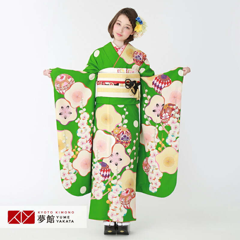 楽天市場】【成人式 振袖 レンタル】RS1881朱色 梅尽くし 芸艸堂 フル