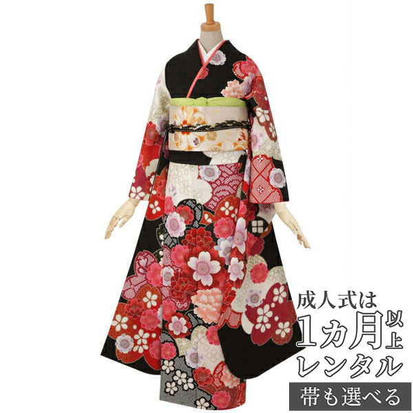 華やか赤色花柄振袖▪️成人式▪️一式セット▪️正絹▪️最終値下げ！ 楽天市場】【成人式 振袖 レンタル】RS2206 正絹 華徒然×吉木千沙都 白