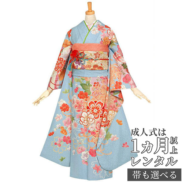 楽天市場】成人式早割クーポン10％オフ【振袖 レンタル】RS882 正絹