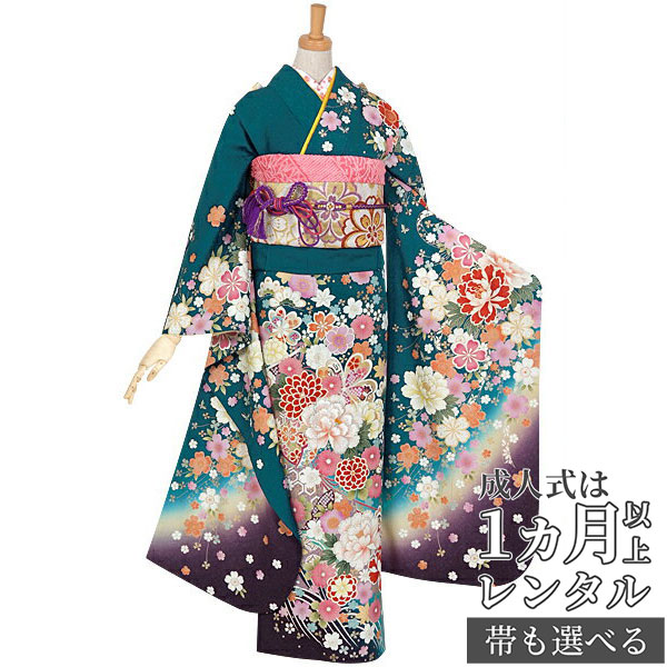 振袖フルセット正絹 Amazon.co.jp: 成人式 振袖 フルセット 正絹 紺色 椿 : おもちゃ