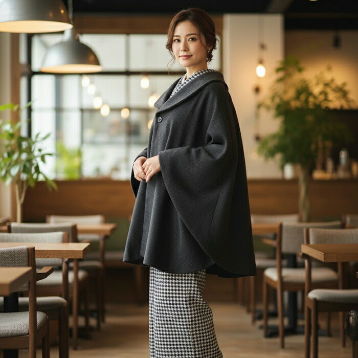【お買い物マラソン限定★エントリーでP最大12倍】 和装コート お洒落コート コート ケープ 女性 和装 着物用 和服用 冬用 温かい コート 防寒着 フォーマル 送料無料 大人の女性 美しい ミセス ミス へちま衿 着物のコート 着物用 あったか 軽い|kimono5298