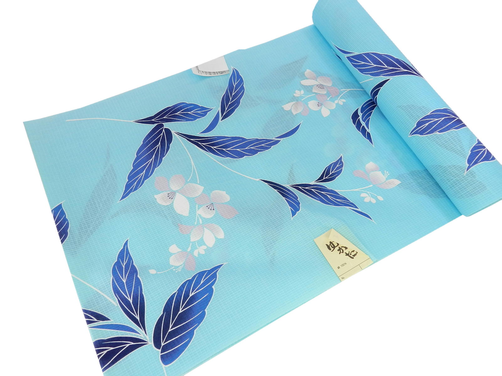 浴衣布料绸缎绝品浴衣棉红梅的布料使用日本制造绸缎宽度也支持宽大的