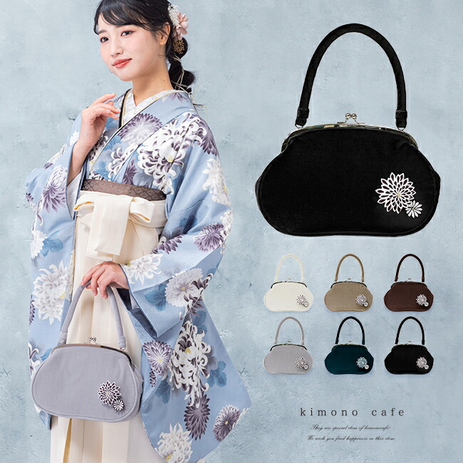 楽天市場】【受注生産品】丸型がま口ハンドバッグ【金襴】 がまぐち