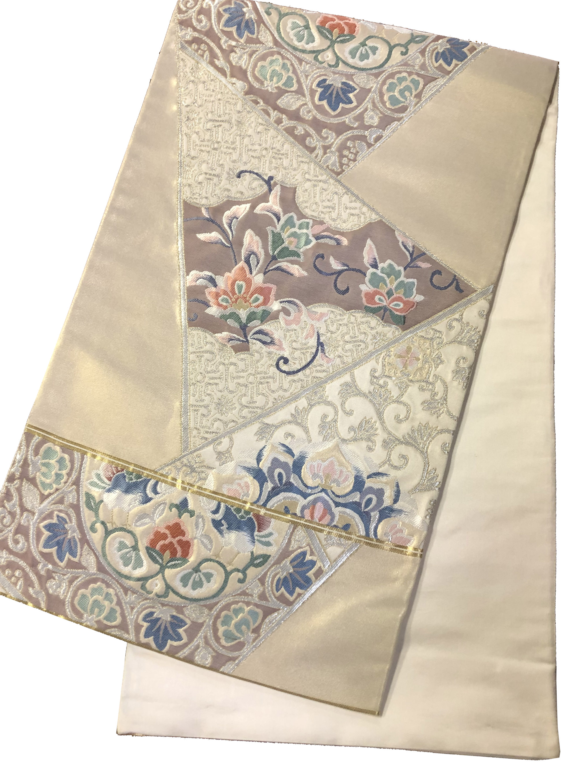 楽天市場】高級西陣織 袋帯 『手もみ箔』正絹 未仕立て 新品 訪問着 付