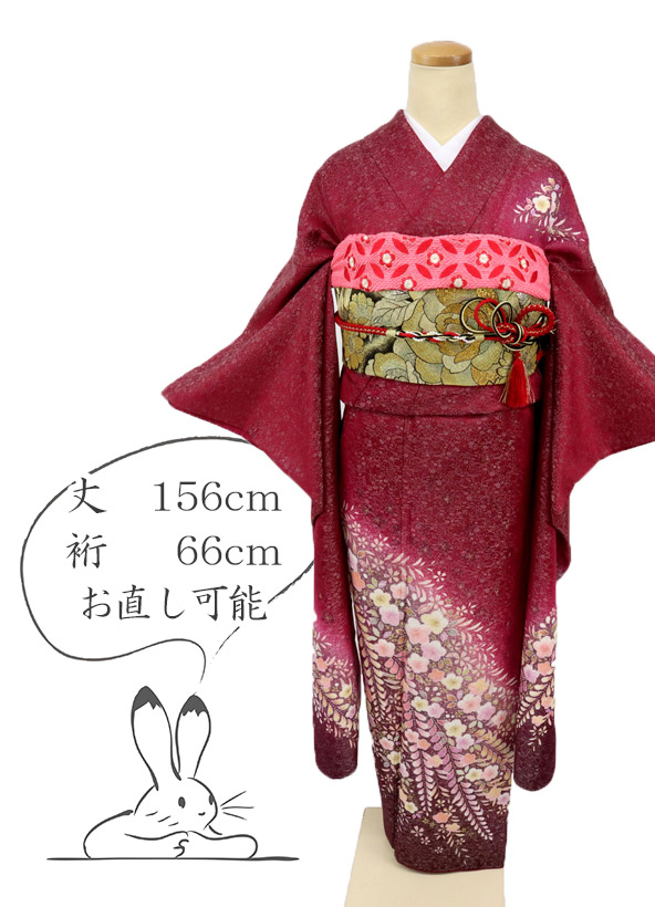 楽天市場】【楽天スーパーSALE10％OFF】【中古】美品 振袖 桜の花模様