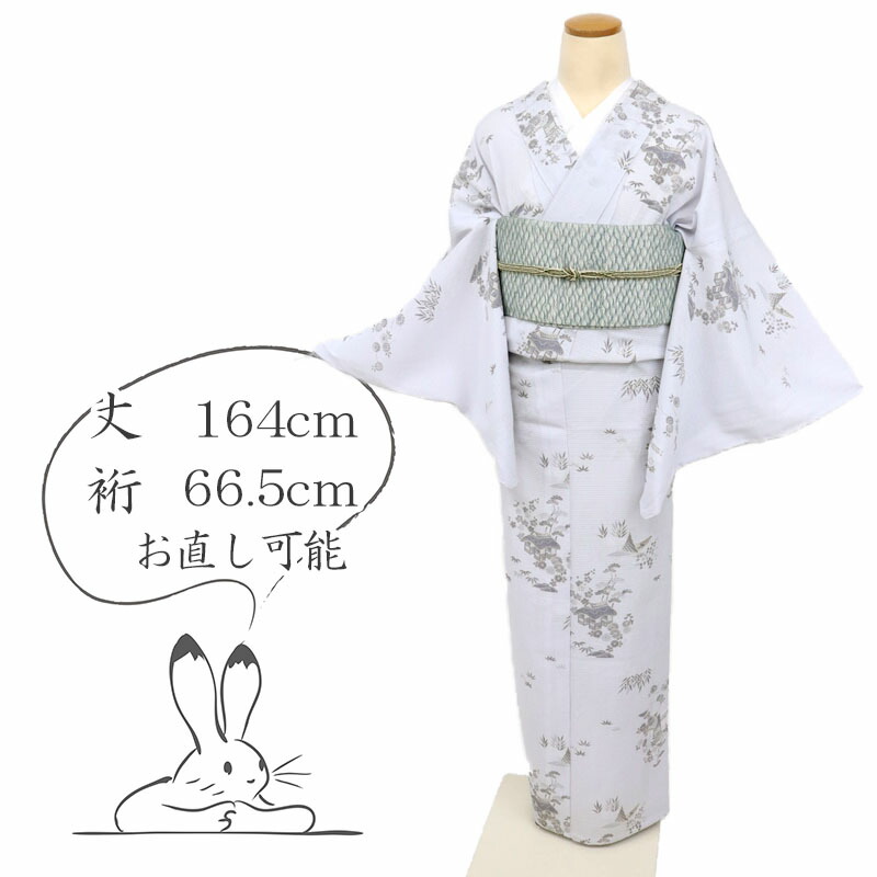 楽天市場】【中古】長尺 洗える夏着物 絽 小紋 茶屋辻模様 カジュアル