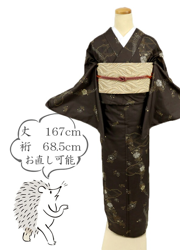 user_fbae8192様　3点おまとめ　正絹 金茶色 小花小紋他 imgrc0093733471.jpg