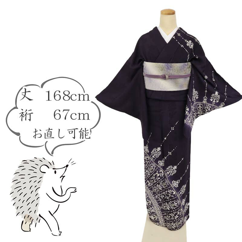 なるへえ 総刺繍 華やか 訪問着 紋なし 手刺繍 訪問着レンタル 高級プレミアム 尾我佐染繍 hw1540 卒業式 母