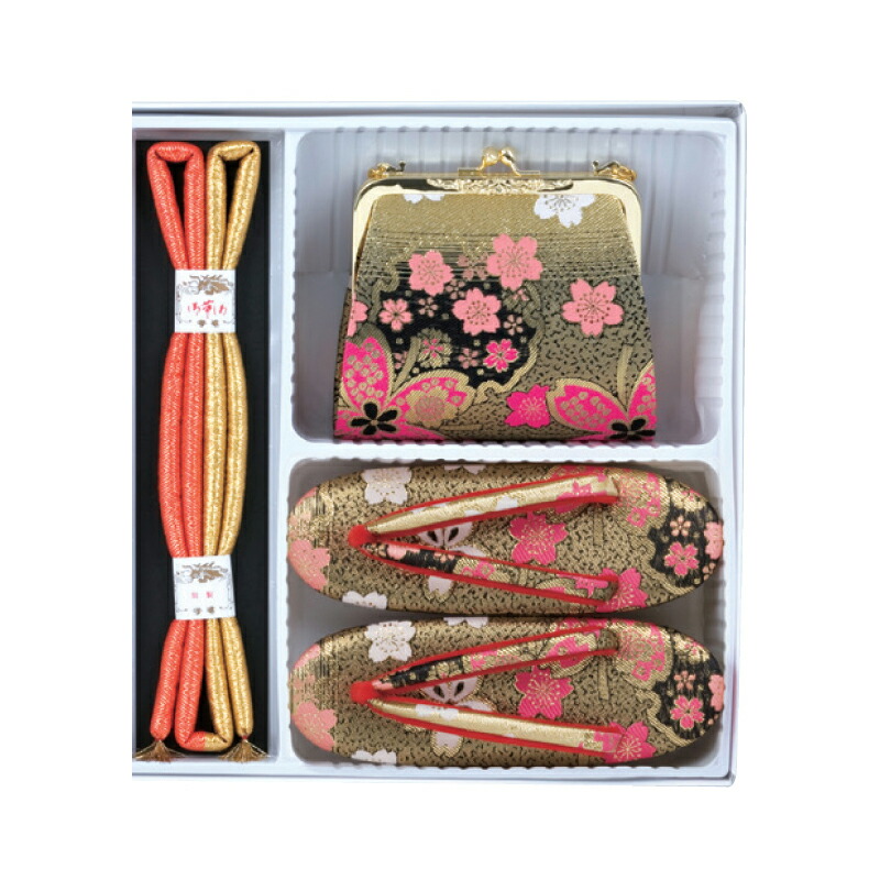 市場 七五三 小物セット はこせこ 箱迫 着物 7点セット 箱せこ 7歳 バッグ 草履 箱せこセット 女の子
