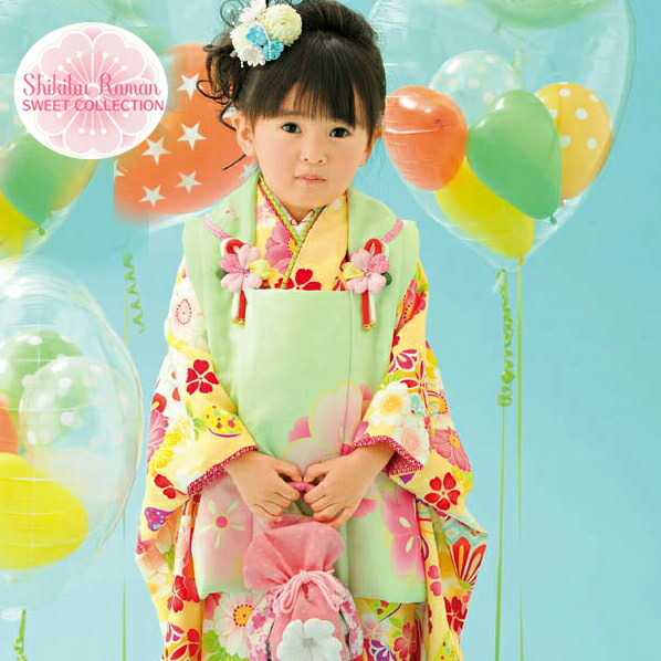 楽天市場】【レンタル】七五三着物3歳レンタル七五三7533歳女の子女子