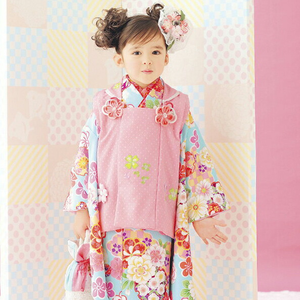 うさ◎七五三　着物 楽天市場】七五三 着物 7歳 女の子 着物フルセット 花うさぎ