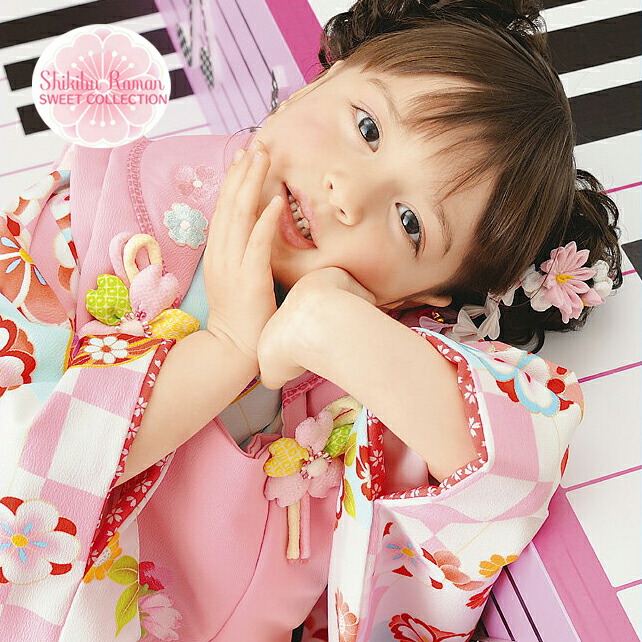 楽天市場】【レンタル】七五三 着物 3歳 レンタル 女の子 ブランド 式