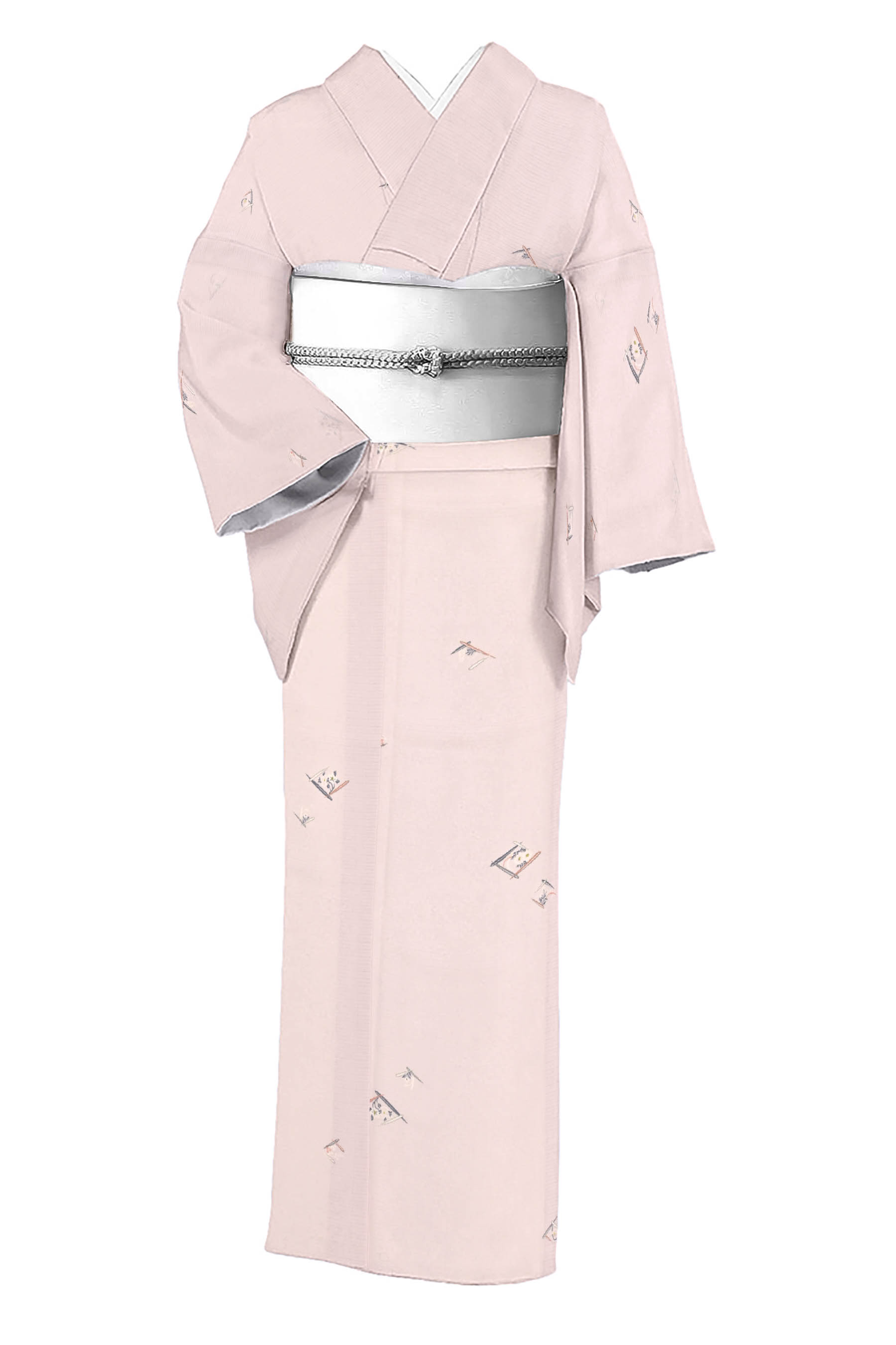 未使用品　和服　単衣　東レシルック　梅模様　無双.長襦袢(紐付)早い者勝ち 楽天市場】【夏物】【東レシルック】駒絽小紋 ≪御仕立て上がり