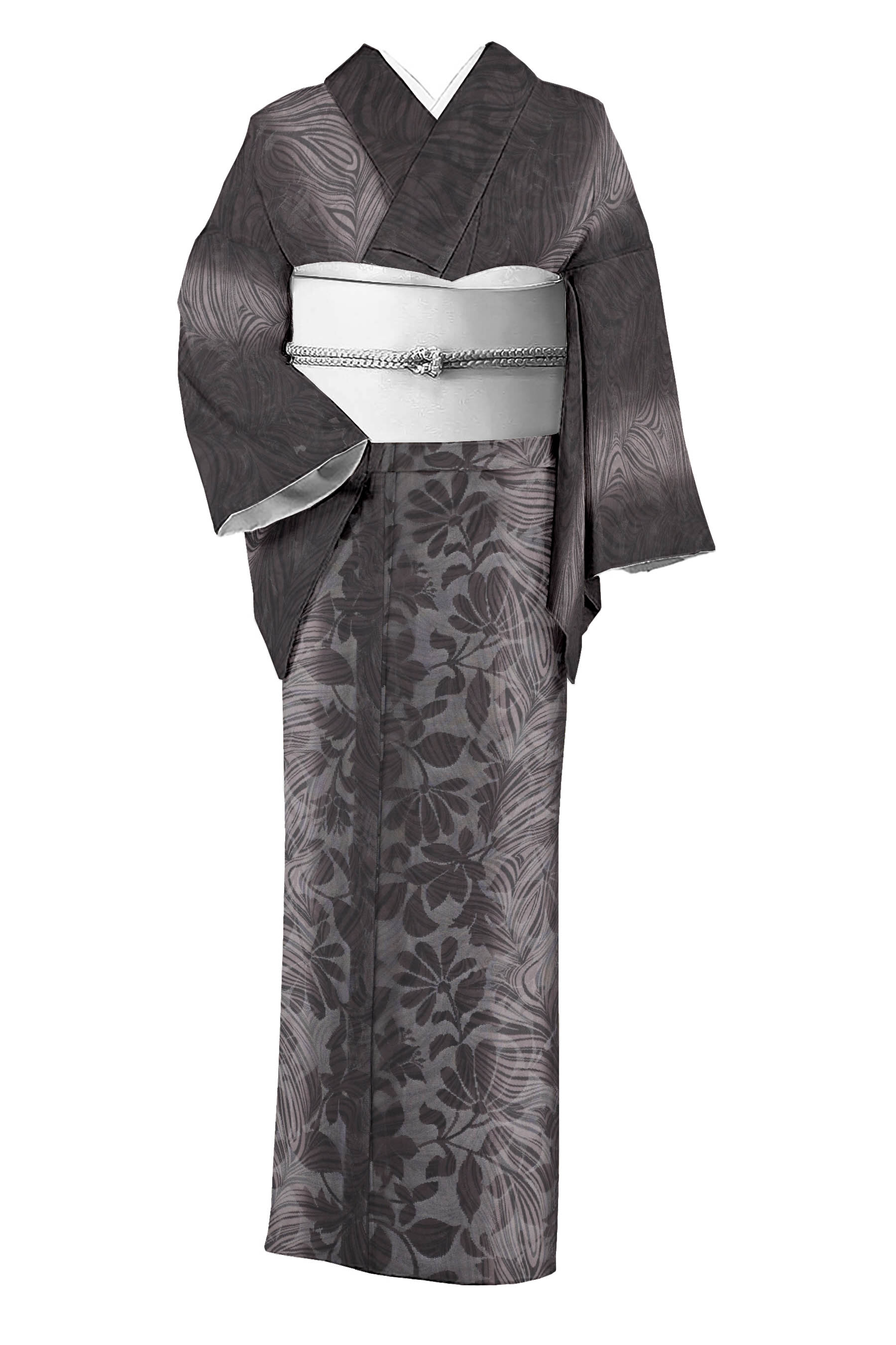 夏物　新品未仕立　正絹　絽友禅訪問着　めだか 夏物新品未仕立正絹絽友禅訪問着めだか