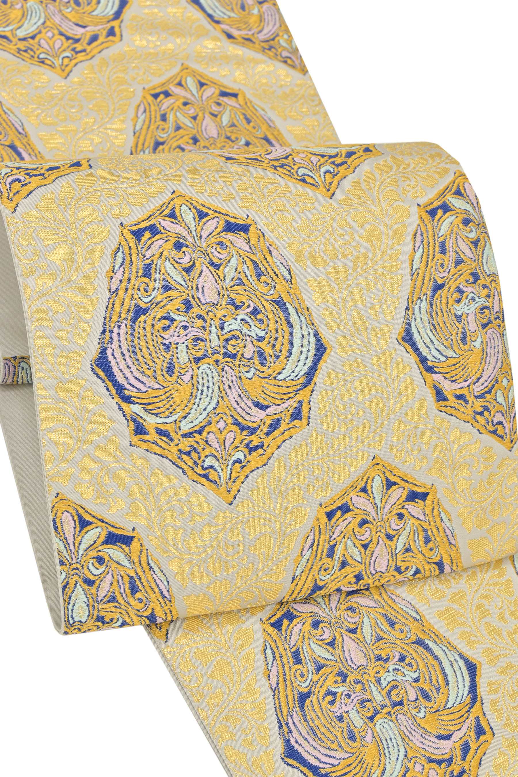 楽天市場】正絹袋帯 龍村美術織物〔貴公菱花文〕644 : 丸屋呉服店