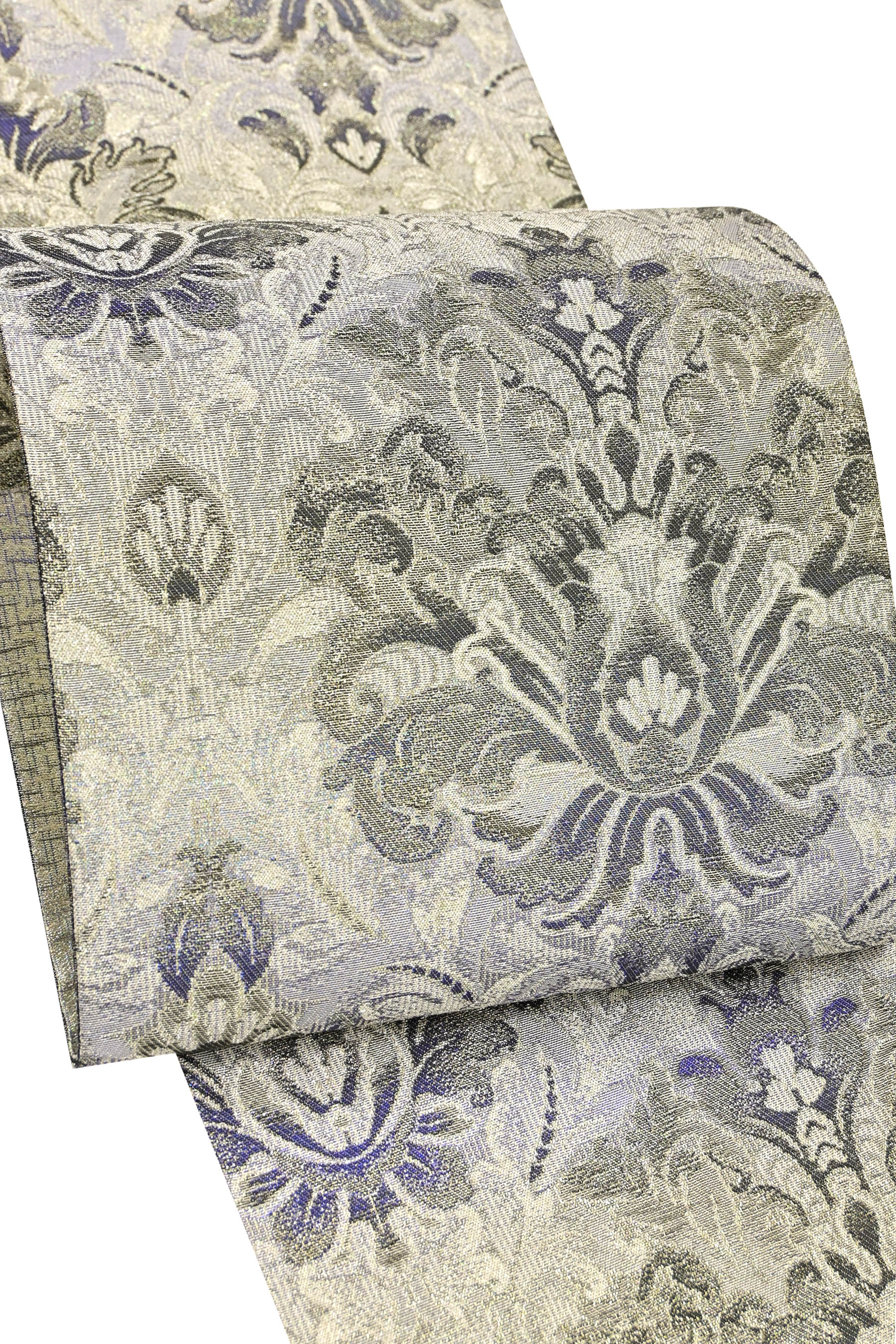 【最終値下げ】311my27◇逸品 ブラック佐波理綴 金糸 袋帯 両面◇未使用品 最終値下げ】311my27◇逸品 ブラック佐波理綴 金糸 袋帯 両面◇未使用品