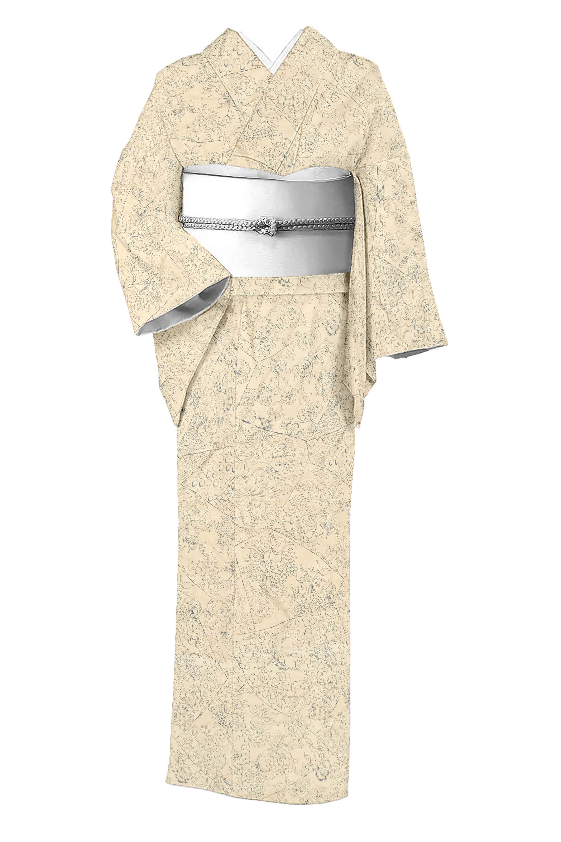 楽天市場】【貴久樹】 特選総刺繍紬九寸名古屋帯 ≪御仕立て上がり