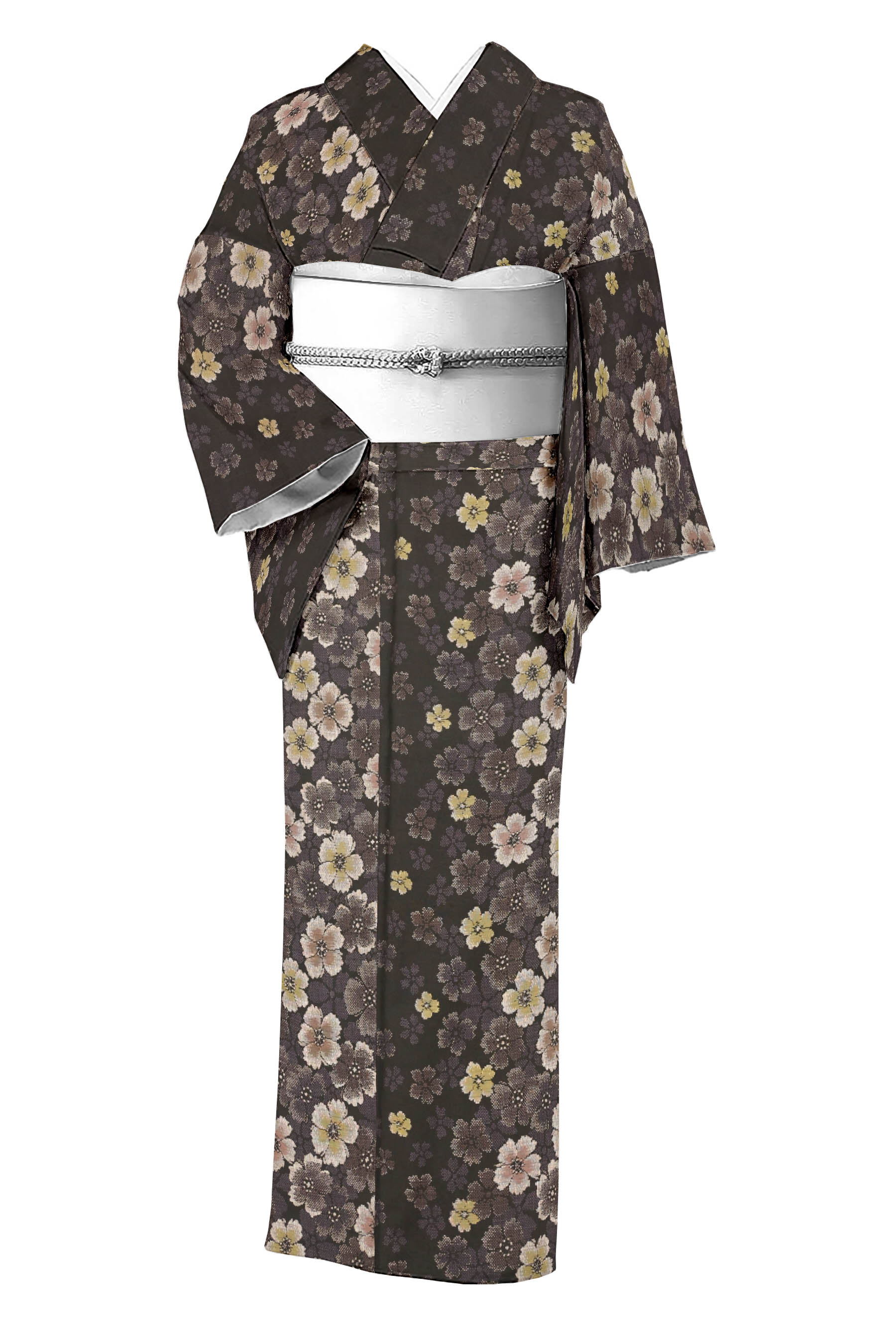 み*ん様 本場大島紬 一元式 美しい総絣 着物 正絹 T-9431 み*ん様 本場大島紬 一元式 美しい総絣 着物 正絹 T-9431 み