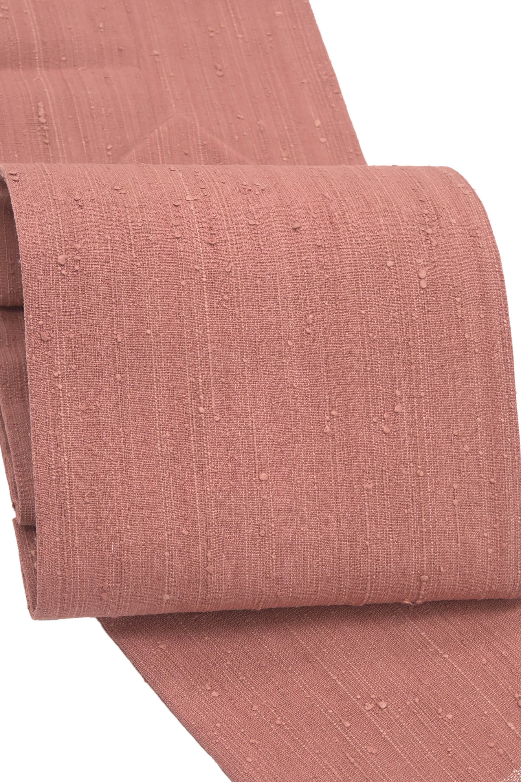 【新品・未使用】浦野理一　色無地　経節紬　茶色 楽天市場】【染織工藝作家 浦野理一】 工藝手織り経節紬九寸名古屋帯