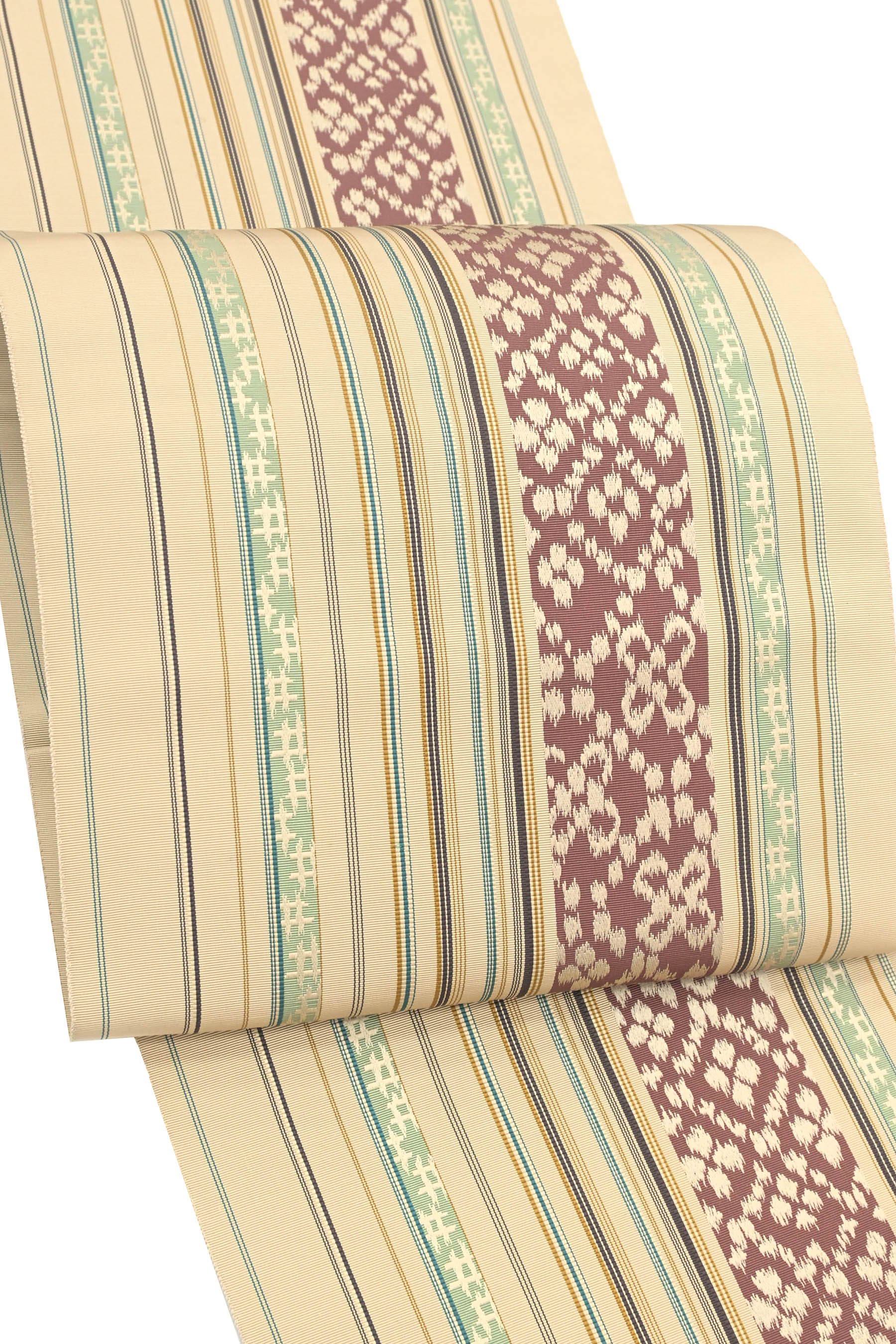 Renka　小森久　小森草木染工房　ジャバラ　八寸名古屋帯　本場筑前博多織 s30739_5.jpg